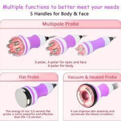 5 in 1 40K Ultrasonic Cavitation Machine Vacuum RF Slimming Machine - Image 6