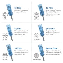 10pcs 12/24/36/42pin Microneedling Needles Cartridges for Dr Pen A9 Derma Pen - Image 4