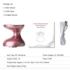 Beauty Plus 3D Ultrasonic Body Slimming Anti Cellulite Lipo Removal Massager-iBeautyneed