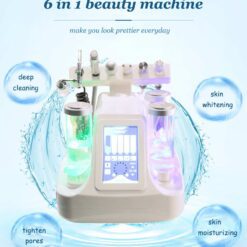 6 in 1 Hydra Dermabrasion RF Vacuum Hydro Water Oxygen Jet Peel Machine-iBeautyneed