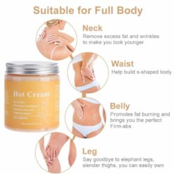 250g / 8.8oz Fat Burning Hot Cream Anti Cellulite Body Slimming Cream - Image 7