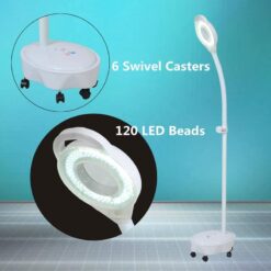 IBNUSA™ 8x Diopter 120 LED Magnifying Floor Stand Lamp for Beauty Salon - Image 7