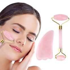 Original Jade Roller and Gua Sha Tools Set Anti Aging Face Roller-iBeautyneed
