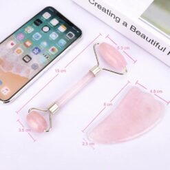 Original Jade Roller and Gua Sha Tools Set Anti Aging Face Roller-iBeautyneed