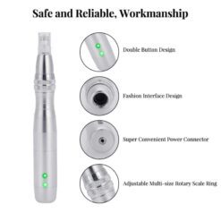 7 LED Photon Micro-Needling Electric Derma Pen With Micro Needle-iBeautyneed