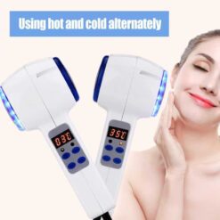 Blue Led Cryotherapy Hot Cold Hammer Skin Care Beauty Massager-iBeautyneed