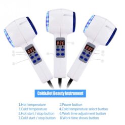 Blue Led Cryotherapy Hot Cold Hammer Skin Care Beauty Massager-iBeautyneed