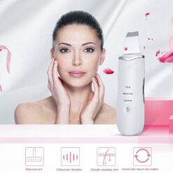 3 Modes Rechargeable Ultrasonic Scrubber Facial Spatula Cleaner-iBeautyneed