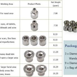 3 Wands 9 Tips for Facial Peeling Diamond Microdermabrasion Machine-iBeautyneed