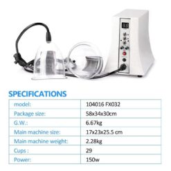 Breast Enlargement Bigger Buttock Vacuum Therapy Body Massage Cupping Machine-iBeautyneed
