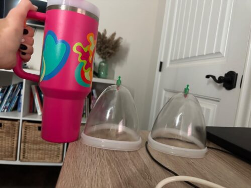 IBNUSA™ Vacuum Breast Buttocks Enlarger Pump Dual Cup Massager photo review