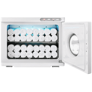 23L Hot Towel Warmer Towel Warmer Cabinet with Two Stainless Steel Racks