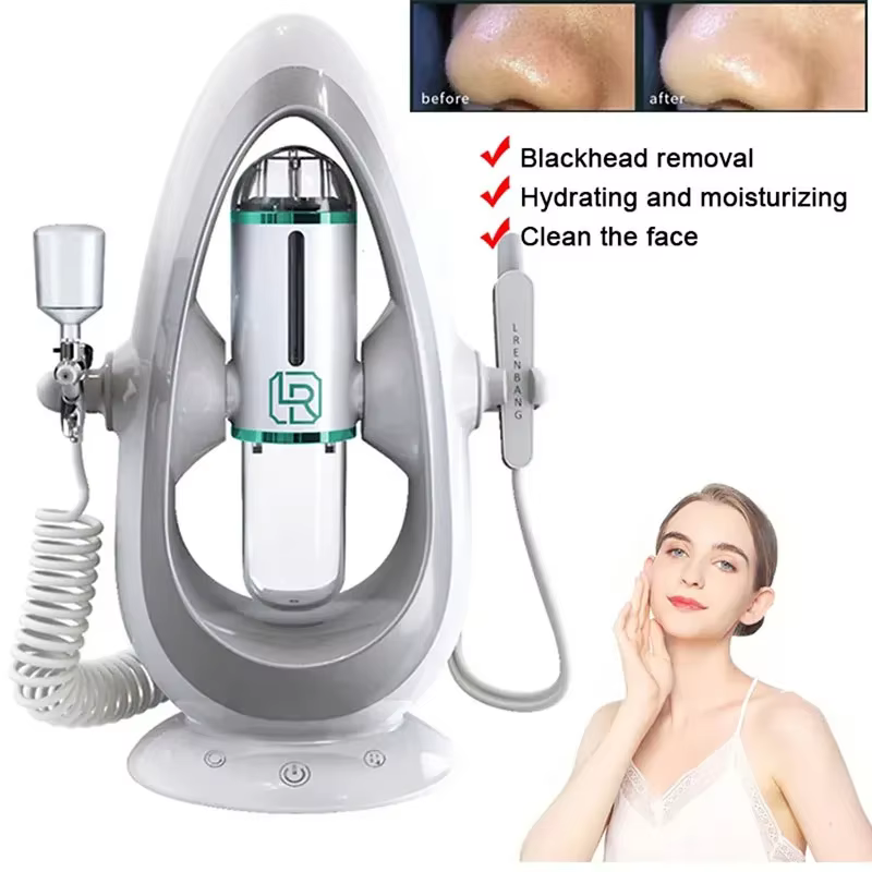 IBNUSA™ Small Bubble Oxygen Hydra Dermabrasion Aqua Peeling Facial Cleaning Device
