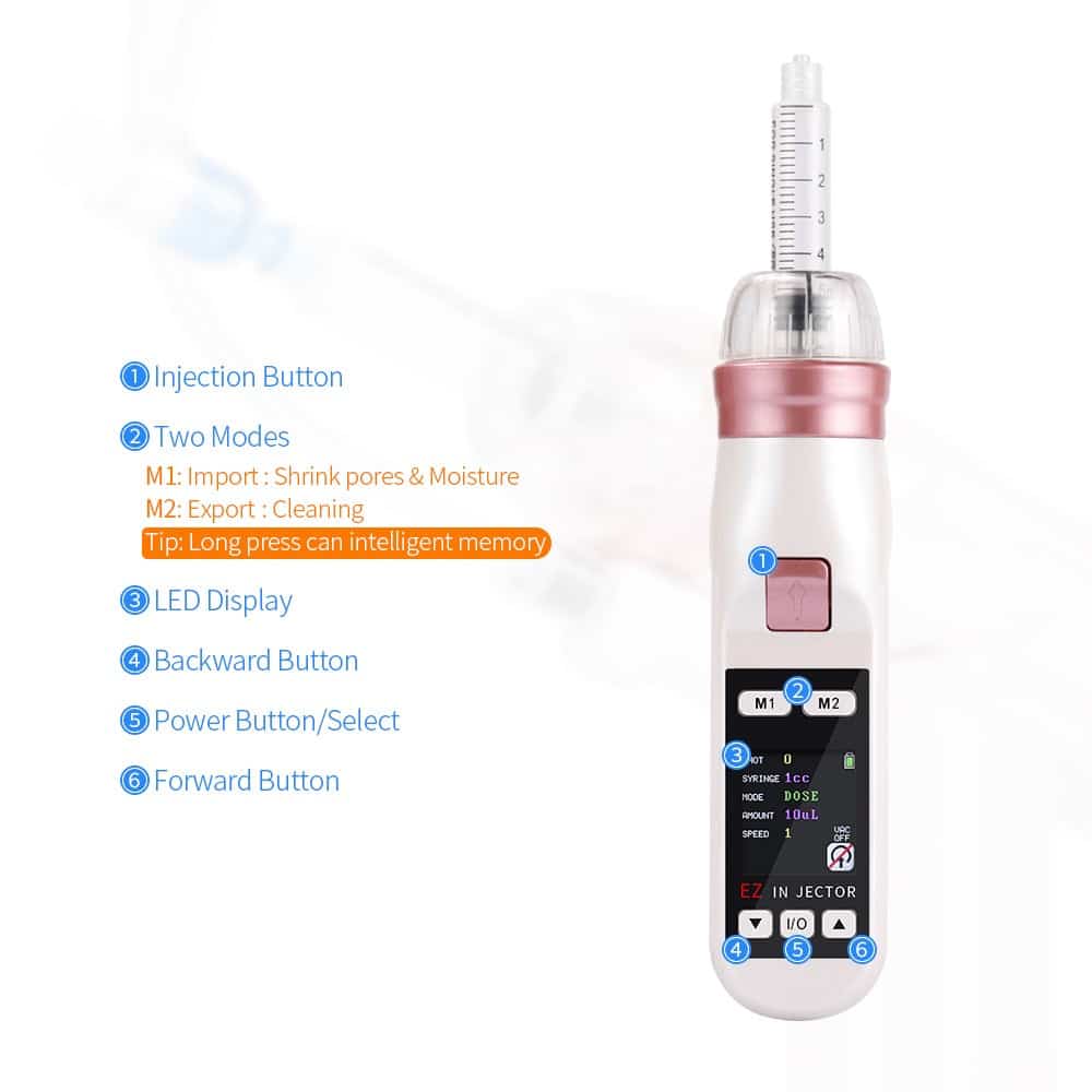 Mesotherapy EZ Negative Pressure Meso Microcrystal Gun-iBeautyneed