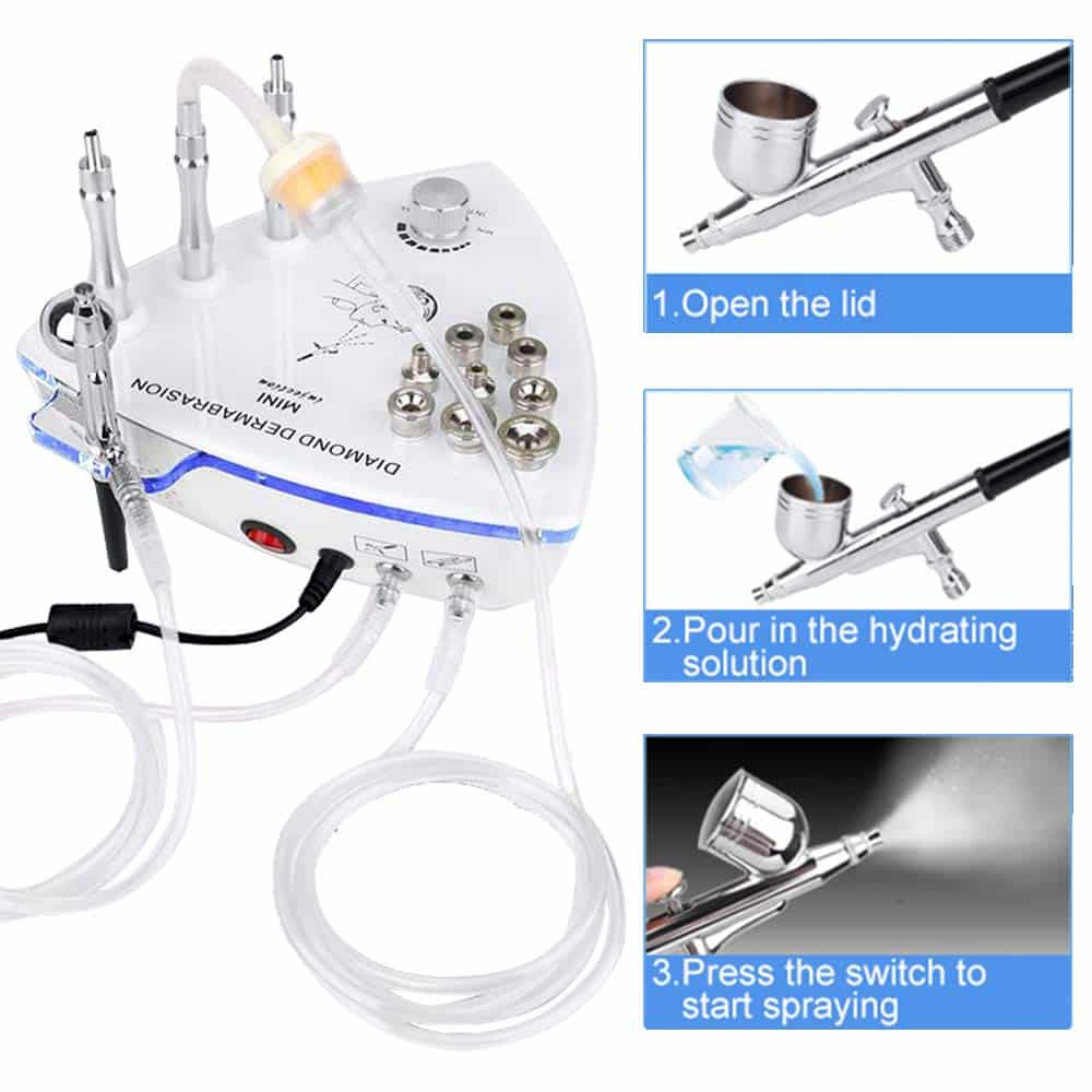 IBNUSA™ Diamond Microdermabrasion Dermabrasion Mini Injection Machine - Image 10