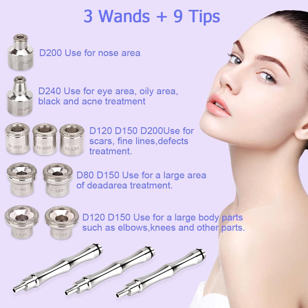 IBNUSA™ Diamond Microdermabrasion Dermabrasion Mini Injection Machine - Image 9