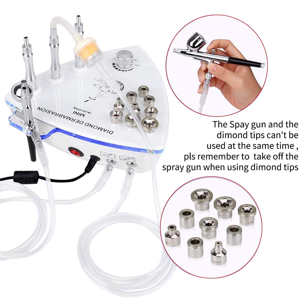 IBNUSA™ Diamond Microdermabrasion Dermabrasion Mini Injection Machine - Image 4