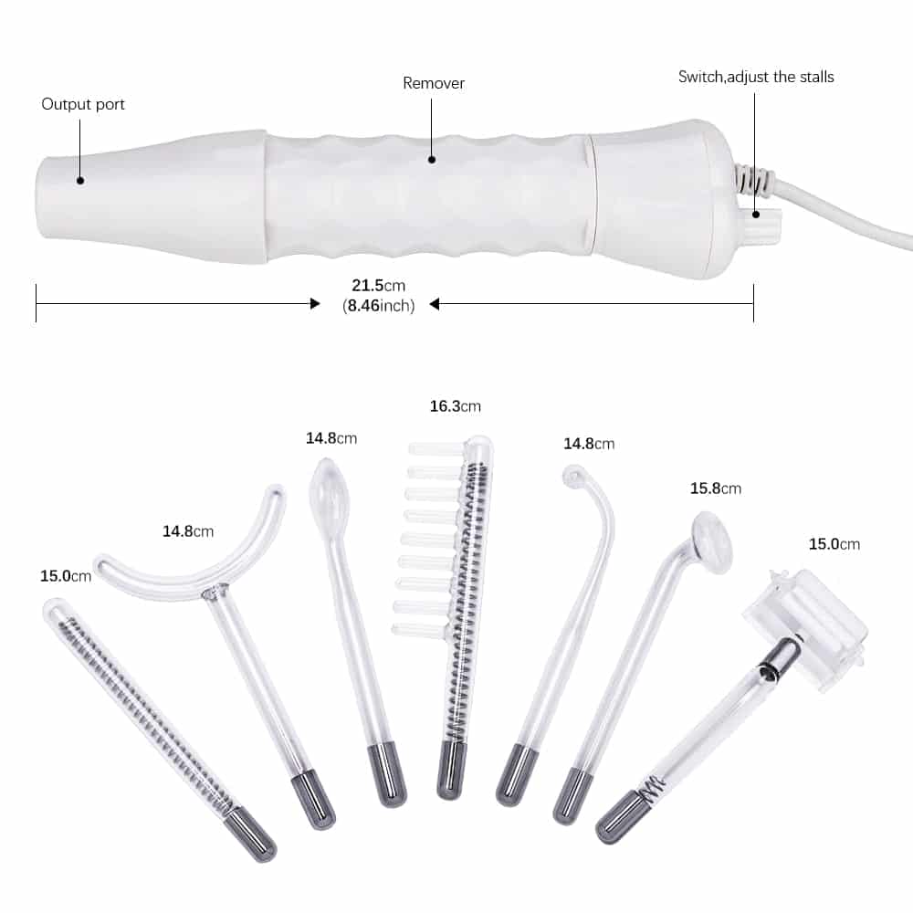 IBNUSA™ 7 in 1 High Frequency Wand for Facial Care Ance Treatment - Image 5