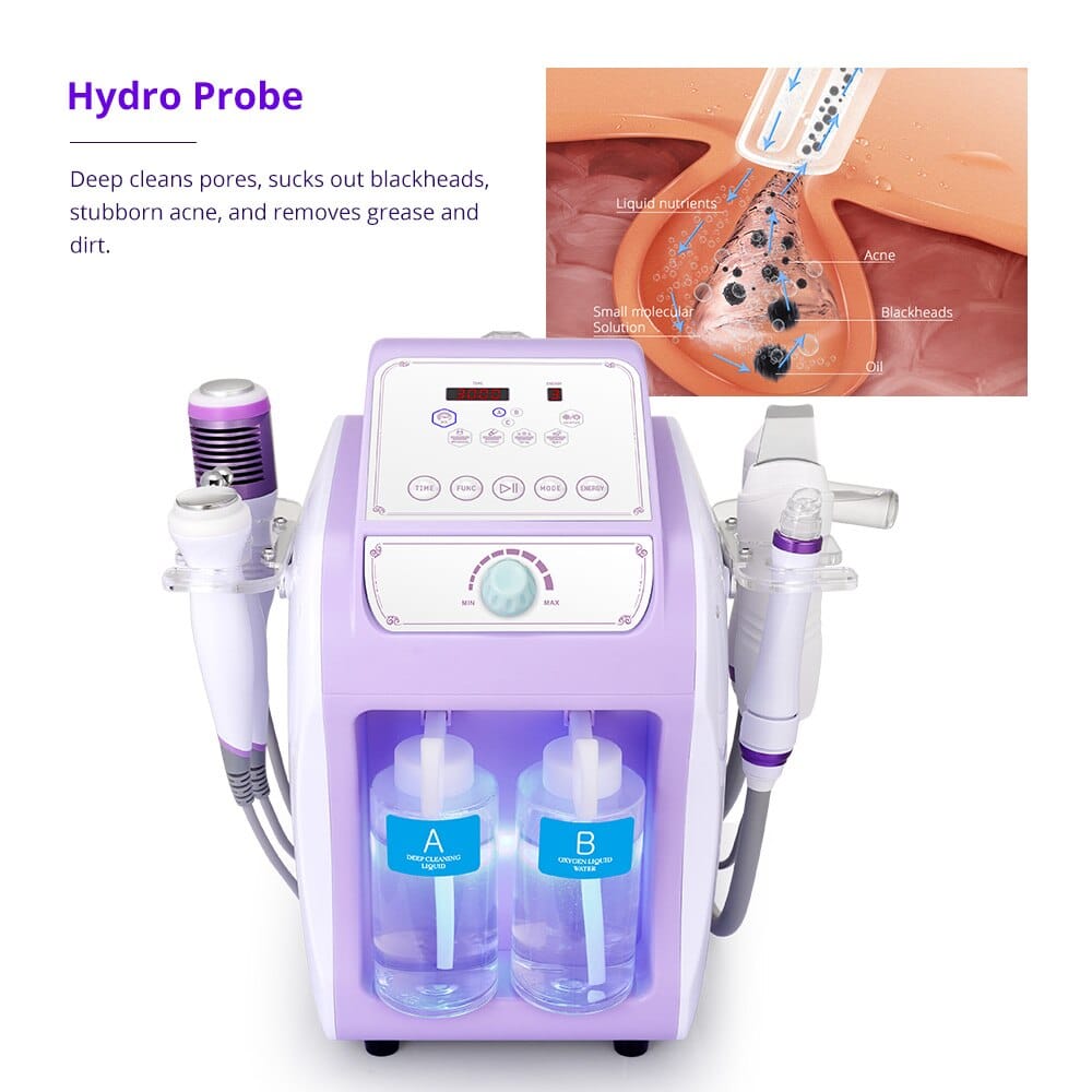 IBNUSA™ 6 in 1 Hydrodermabrasion Treatment Hydrafacial Machine - Image 4