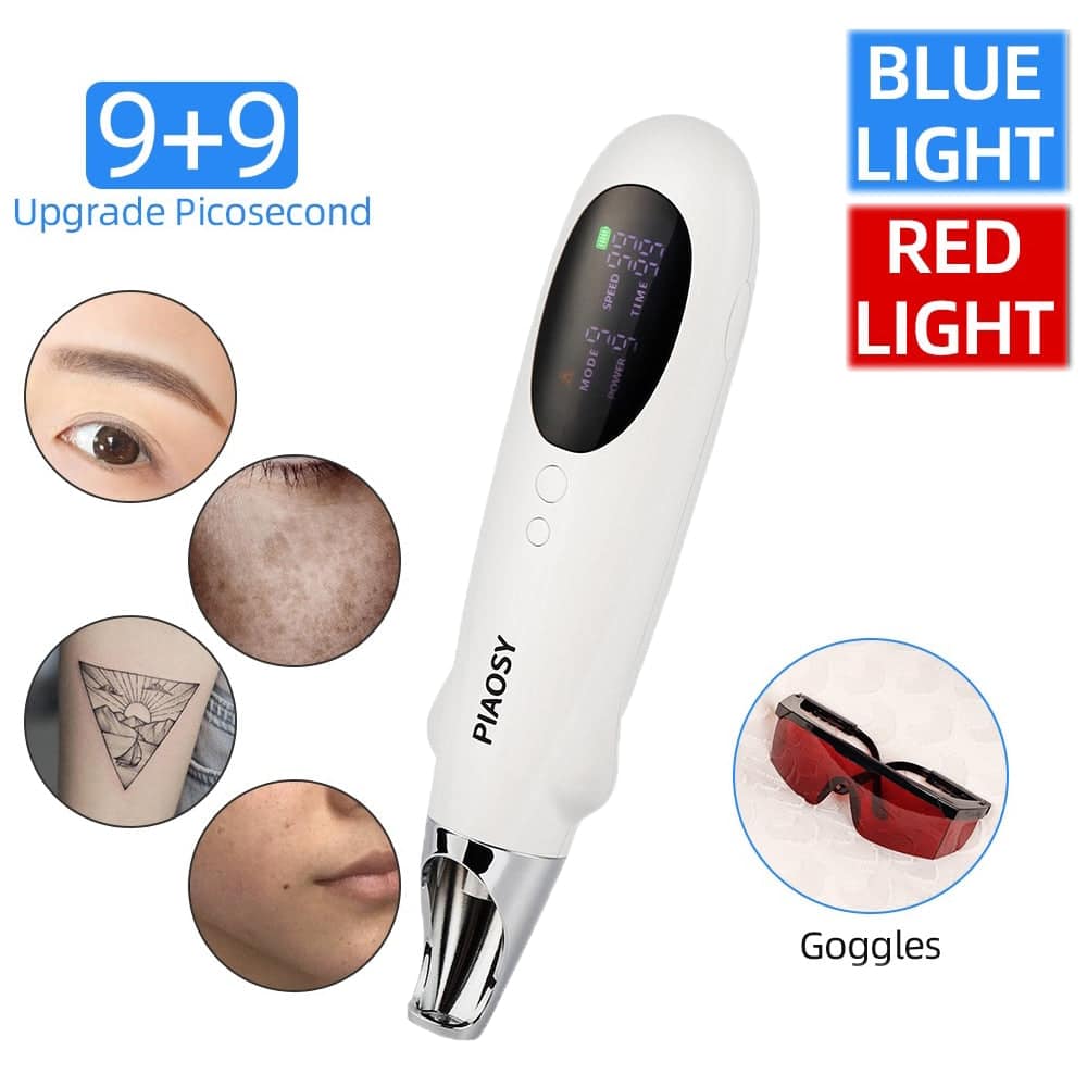 IBNUSA™ Piaosy 9+9 Laser Picosecond Pen Tattoo Freckle Mole Scar Removal Pen - Image 4