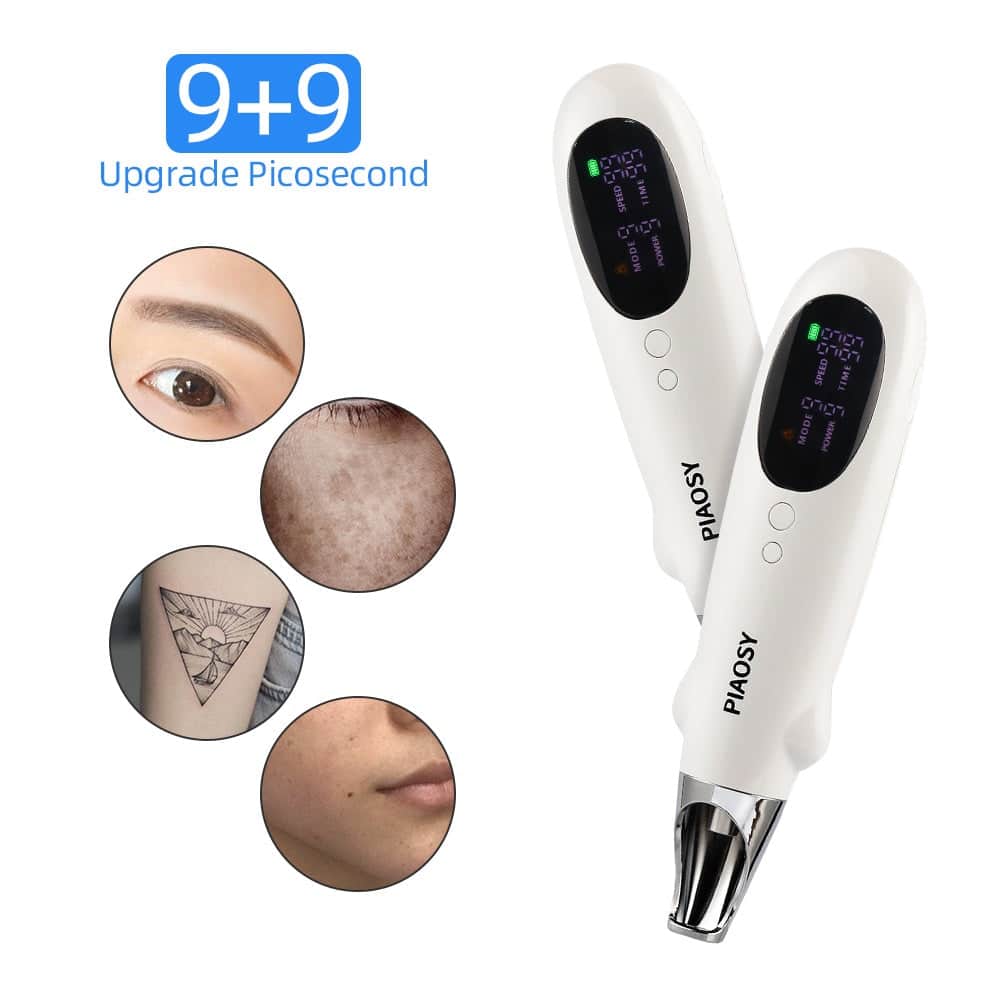 IBNUSA™ Piaosy 9+9 Laser Picosecond Pen Tattoo Freckle Mole Scar Removal Pen - Image 3