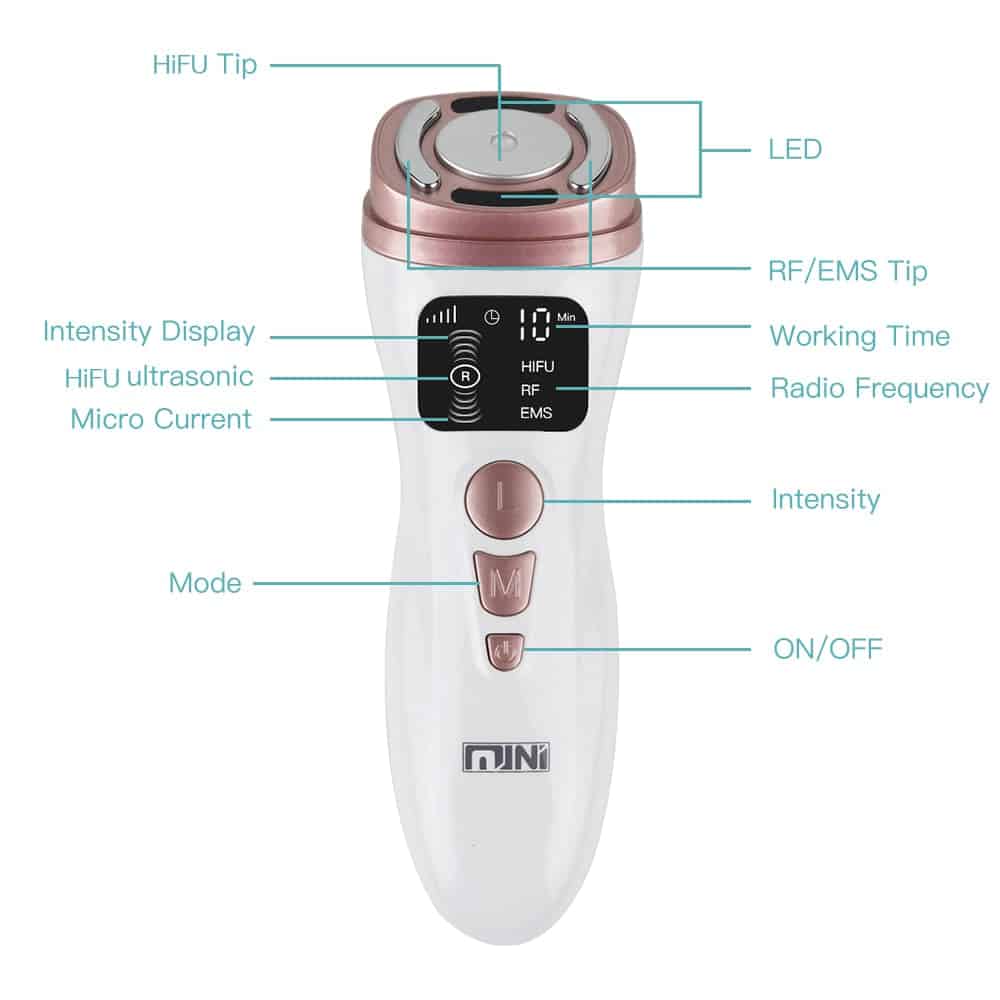IBNUSA™  Mini Hifu 2.0 EMS Microcurrent Skin Care Machine - Image 4