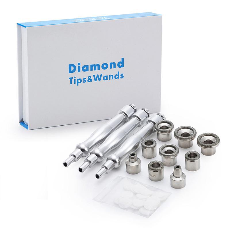 Diamond Tips and Wands Facial Skin Diamond Peeling Care Tool Kit-iBeautyneed