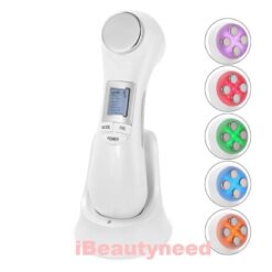6 in 1 Ultrasonic RF & EMS Anti Aging Skin Care Facial Beauty Device-iBeautyneed