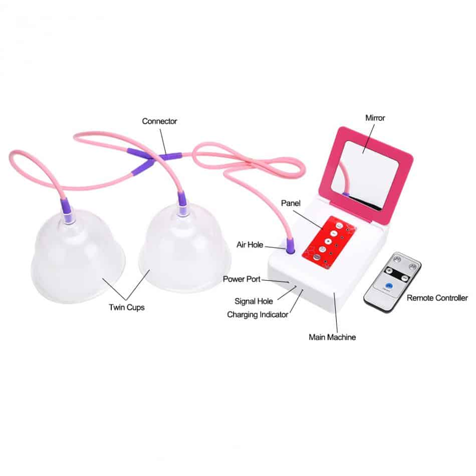 Beauty.N.Q Electric Vacuum Breast Enlargement Suction Massager Pump Cupping Machine-iBeautyneed