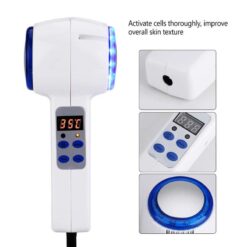 Blue Led Cryotherapy Hot Cold Hammer Skin Care Beauty Massager-iBeautyneed