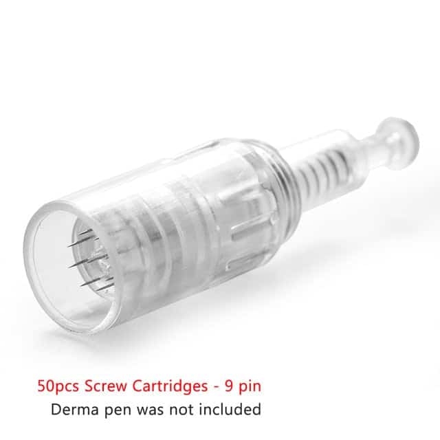 50 Pcs/lot Micro Needle 9 pin / 12 pin / 36 pin / nano Screw Cartridge For Derma Pen-iBeautyneed