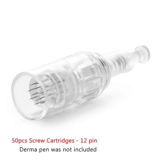 50 Pcs/lot Micro Needle 9 pin / 12 pin / 36 pin / nano Screw Cartridge For Derma Pen-iBeautyneed