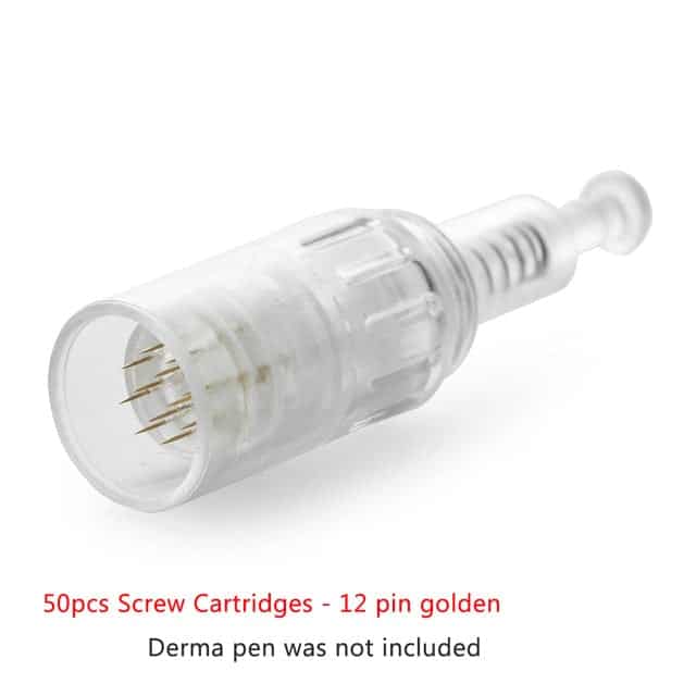 50 Pcs/lot Micro Needle 9 pin / 12 pin / 36 pin / nano Screw Cartridge For Derma Pen-iBeautyneed