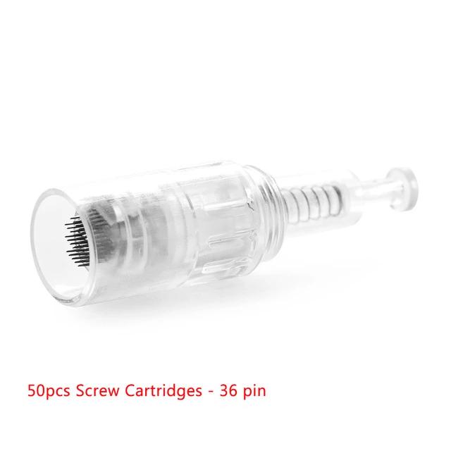 50 Pcs/lot Micro Needle 9 pin / 12 pin / 36 pin / nano Screw Cartridge For Derma Pen-iBeautyneed