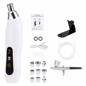 IBNUSA™ Portable Diamond Microdermabrasion Facial Peeling Exfoliation Device with Hydrating Airbrush