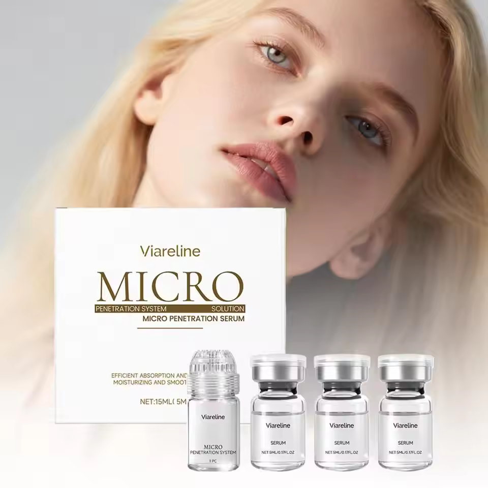 Viareline Collagen Anti-Wrinkle Essence Hydrating Firming Pore-Cleaning Moisturize Skincare Essence Anti-aging Essence Set