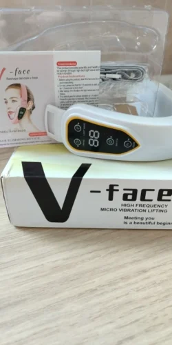 Facial Slimming Vibration Massager LED Photon Double Chin V Face Vibration Massager photo review