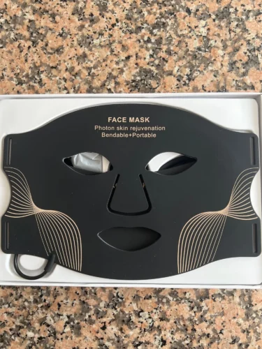 IBNUSA™ Silicone Red Light Mask 7 Color LED Face Mask Anti Aging Rejuvenation Facial Mask photo review